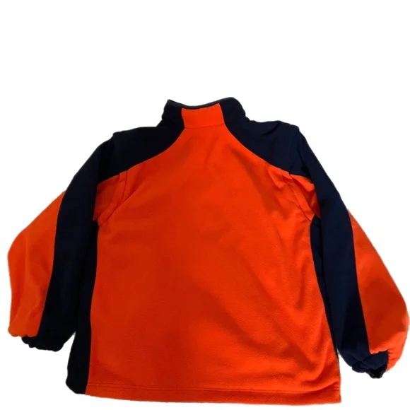 Pro Player Denver Broncos Reversible Full Zip Fleece Orange/Navy Jacket/Vest XL